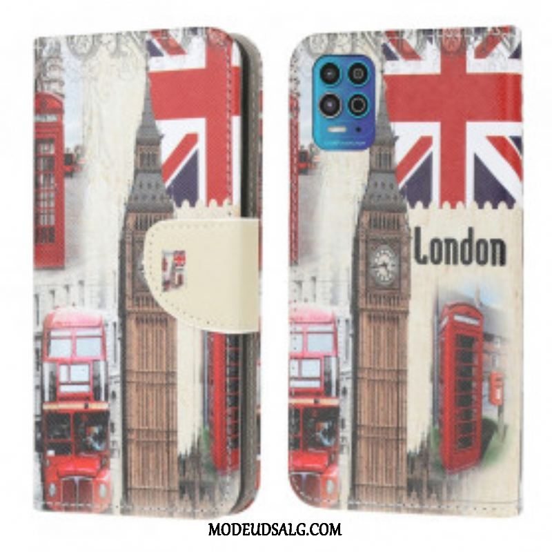 Flip Cover Moto G100 London Liv