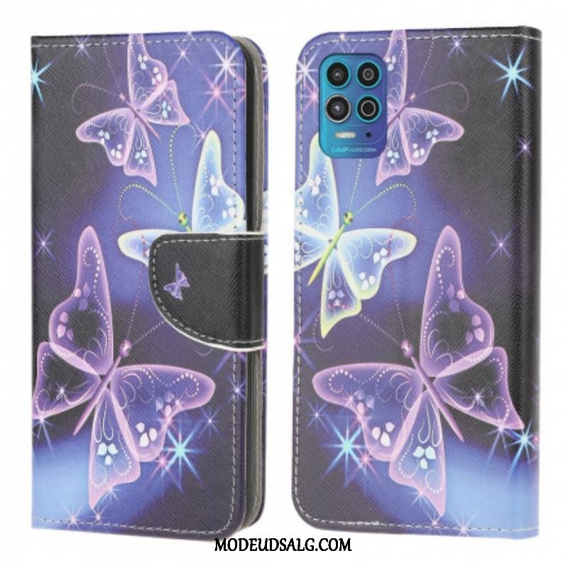 Flip Cover Moto G100 Sommerfugle