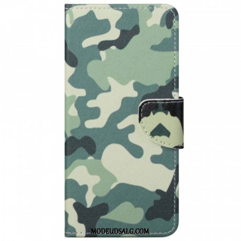 Flip Cover Moto G51 5G Militær Camouflage