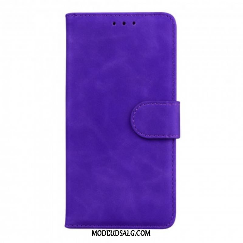 Flip Cover Motorola Edge 20 Pro Vintage Couture Læderstil