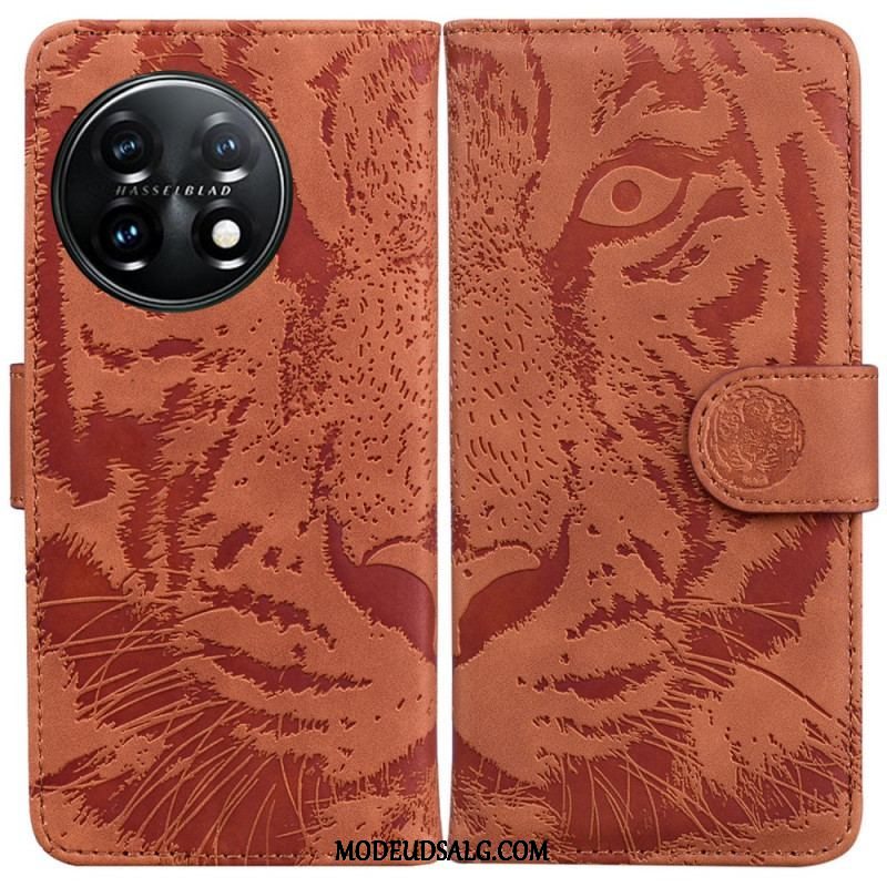 Flip Cover OnePlus 11 5G Tiger Fodaftryk