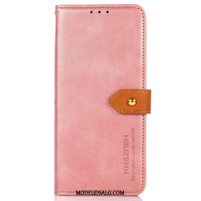 Flip Cover Oppo Reno 12 5g Guldlås Khazneh