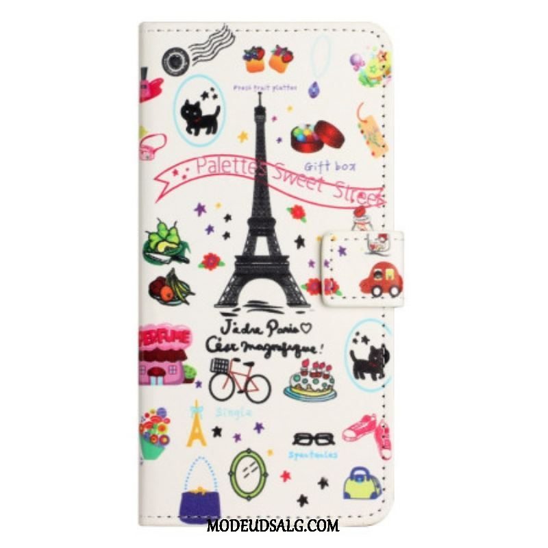 Flip Cover Samsung Galaxy A14 / A14 5G Jeg Elsker Paris