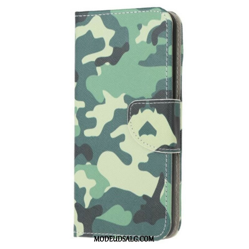 Flip Cover Samsung Galaxy A51 5G Militær Camouflage
