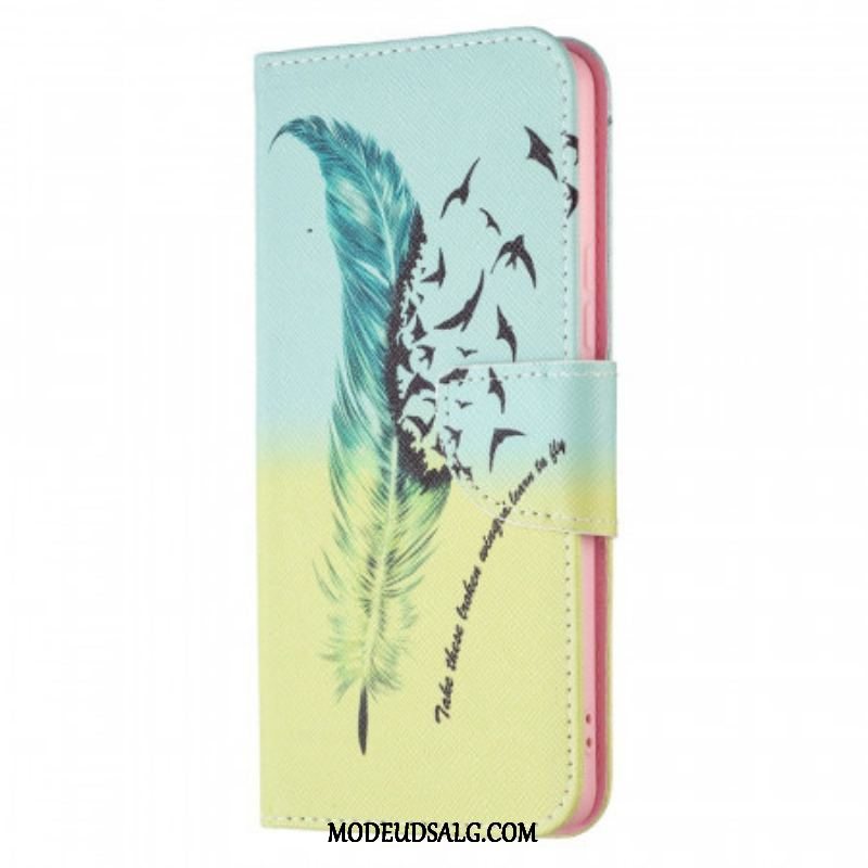 Flip Cover Samsung Galaxy A53 5G Lære At Flyve