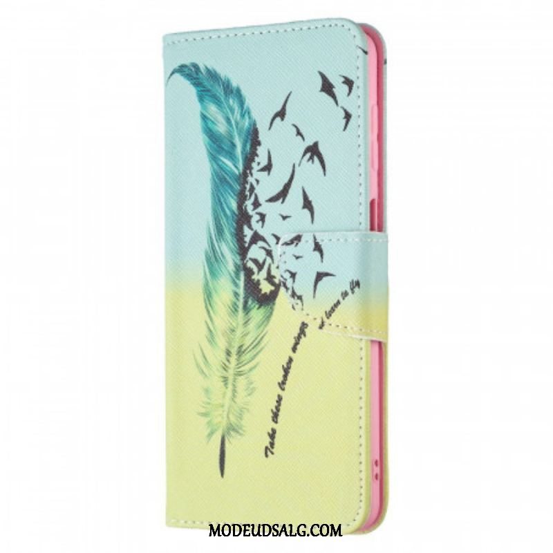 Flip Cover Samsung Galaxy M52 5G Fjer