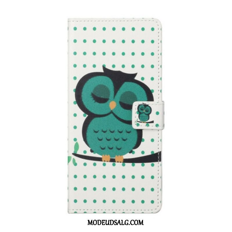 Flip Cover Xiaomi Redmi Note 10 5G Sovende Ugle