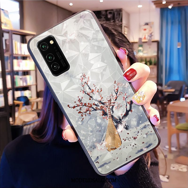 Honor View30 Pro Etui Trendy Rombe Anti-fald Af Personlighed Mønster