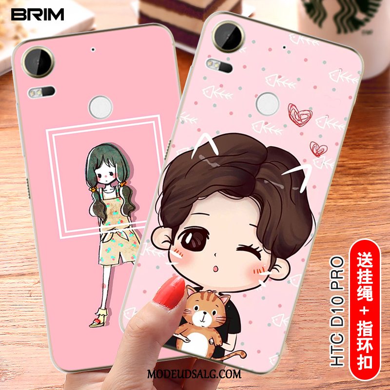 Htc Desire 10 Lifestyle Etui / Cover Lyserød Cartoon Beskyttelse