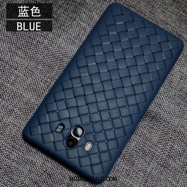 Huawei Mate 10 Etui Beskyttelse Cover Anti-fald Åndbar Blå