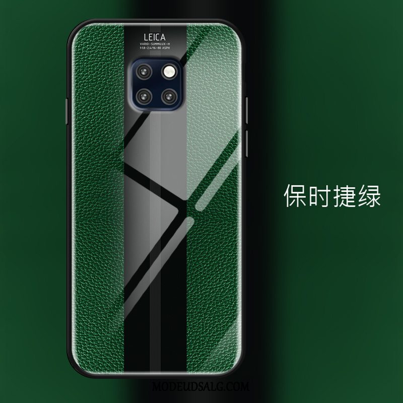 Huawei Mate 20 Rs Etui Anti-fald Grøn Silikone Beskyttelse Glas