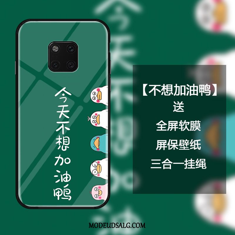 Huawei Mate 20 Rs Etui Beskyttelse And Cartoon Grøn Anti-fald