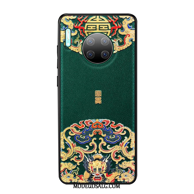 Huawei Mate 30 Pro Etui Beskyttelse Anti-fald Kinesisk Stil Grøn Cover