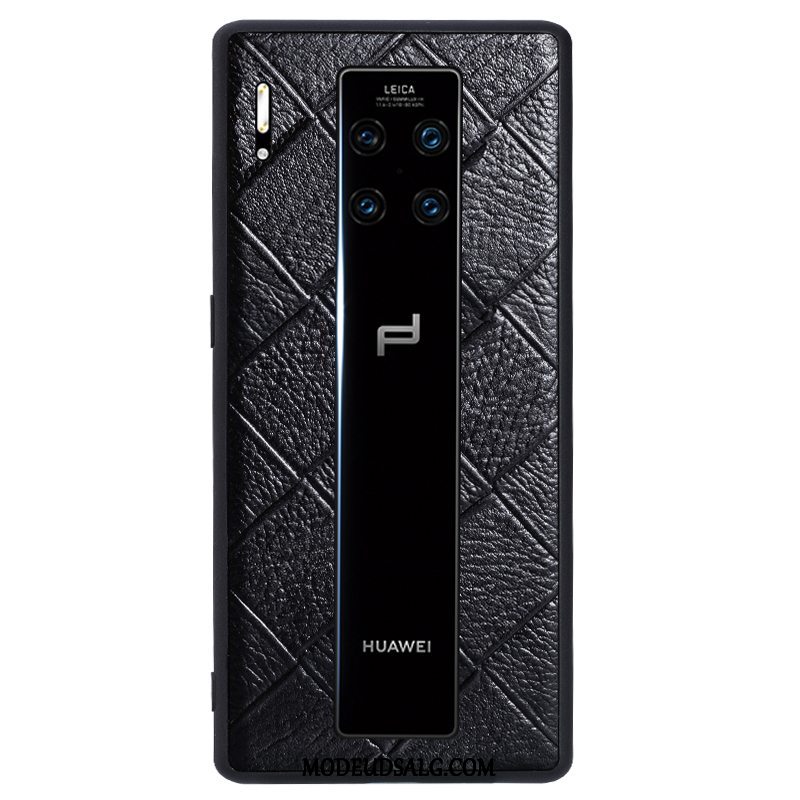 Huawei Mate 30 Rs Etui / Cover Ægte Læder Anti-fald Lædertaske Alt Inklusive Luksus