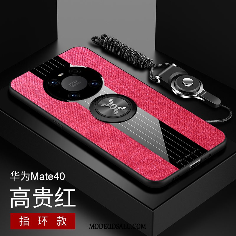 Huawei Mate 40 Etui Glas Anti-fald Beskyttelse Ny Rød
