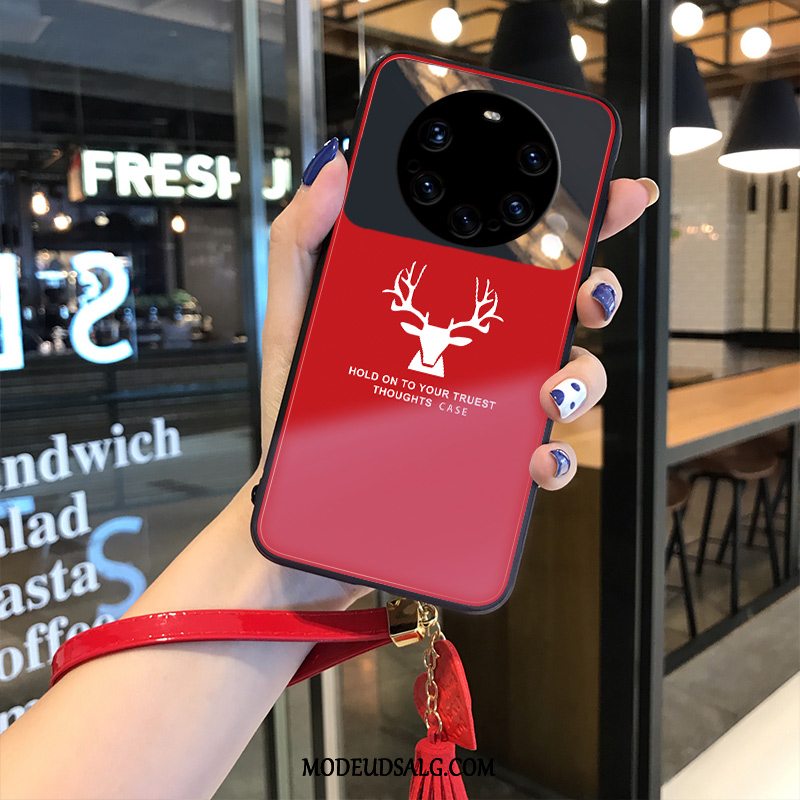 Huawei Mate 40 Pro+ Etui / Cover Rød Spejl Alt Inklusive Elk Kreativ