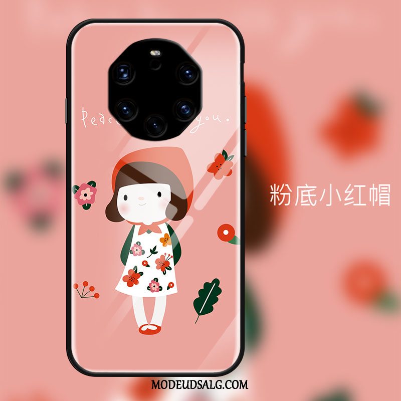 Huawei Mate 40 Rs Etui / Cover Cartoon Beskyttelse Lyserød Hængende Ornamenter