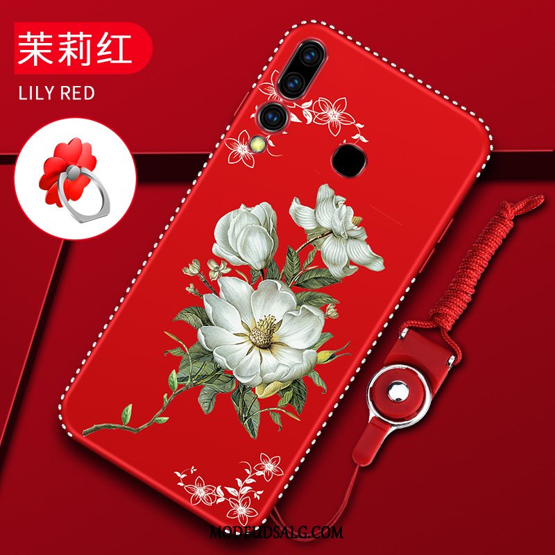 Huawei P Smart+ 2019 Etui / Cover Rød Silikone Trend Alt Inklusive