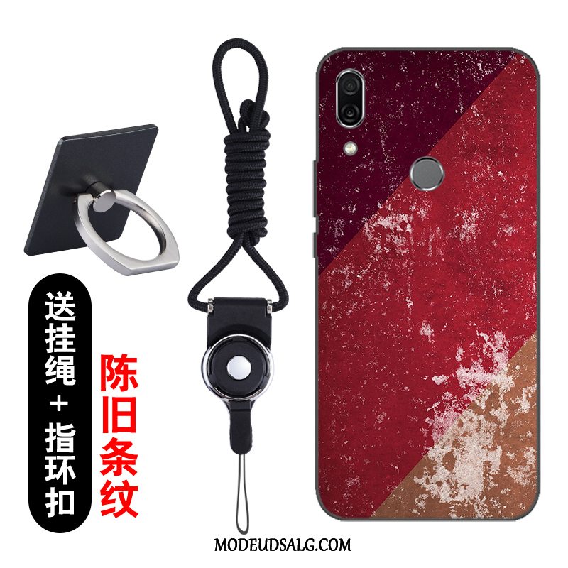 Huawei P Smart Z Etui / Cover Blød Anti-fald Cartoon Rød