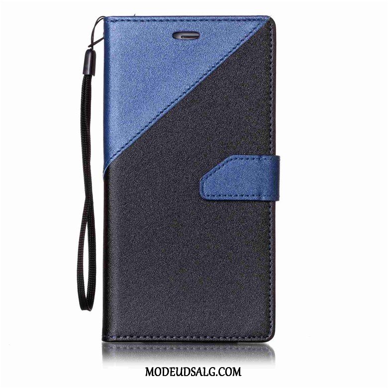 Huawei P10 Etui Clamshell Blå Beskyttelse Anti-fald Lædertaske
