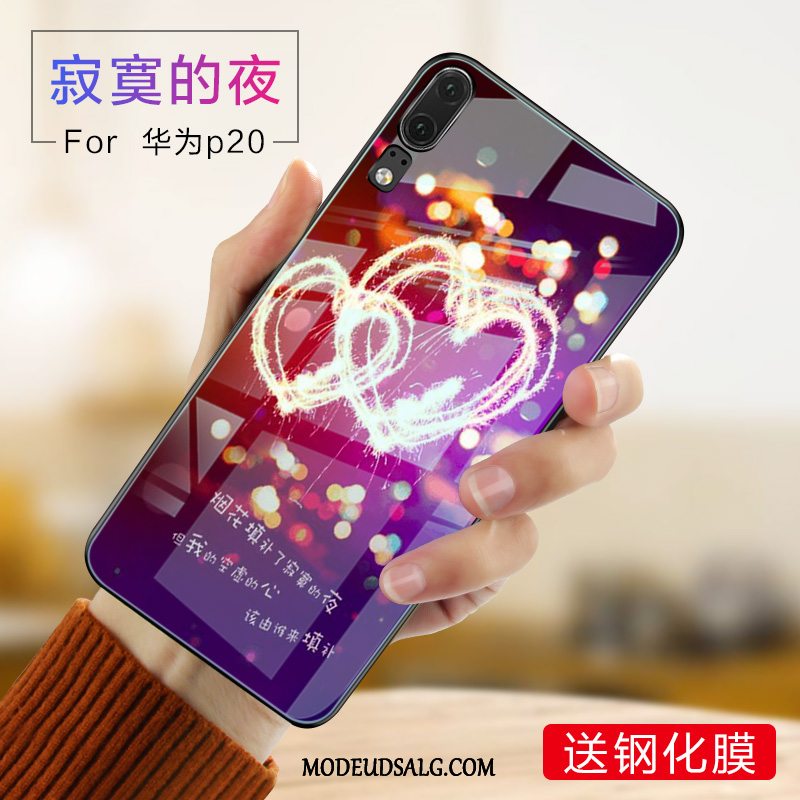 Huawei P20 Etui Net Red Beskyttelse Af Personlighed Trendy Cover