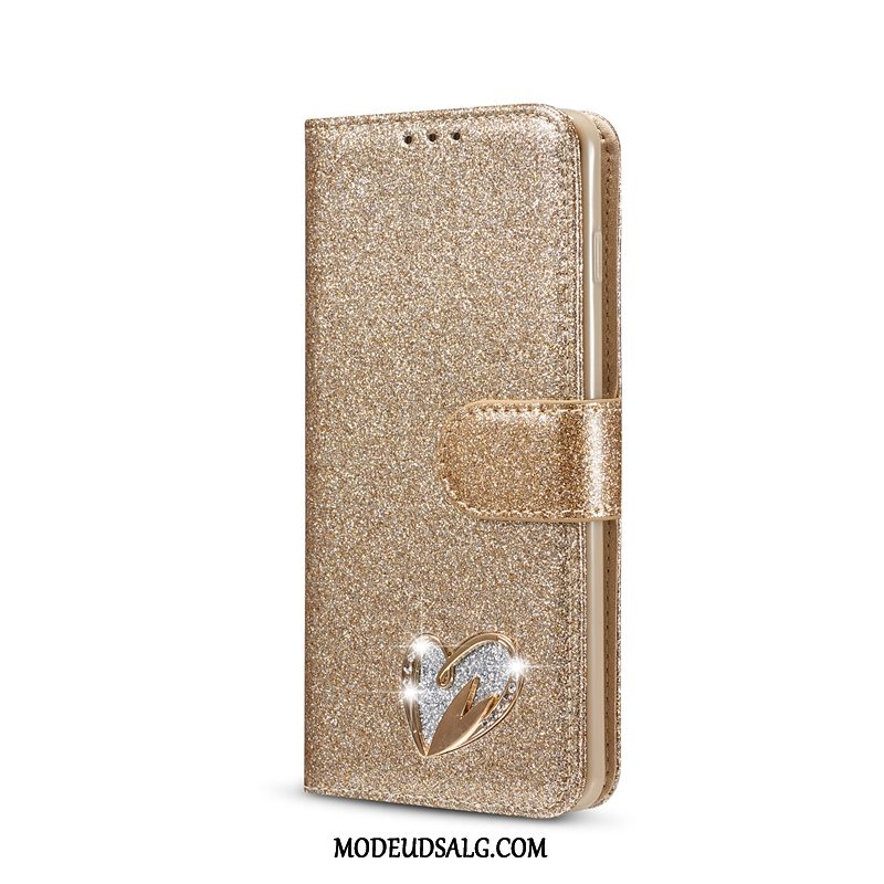 Huawei P30 Etui Lædertaske Clamshell Trend Guld Beskyttelse