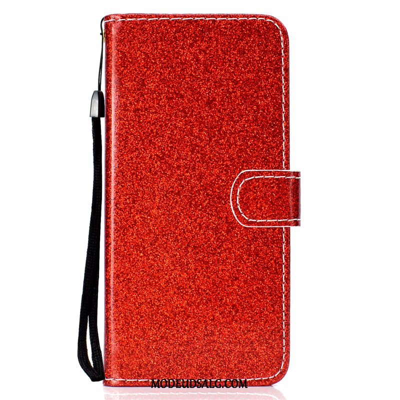 Huawei P30 Lite Etui / Cover Rød Anti-fald Lædertaske Alt Inklusive