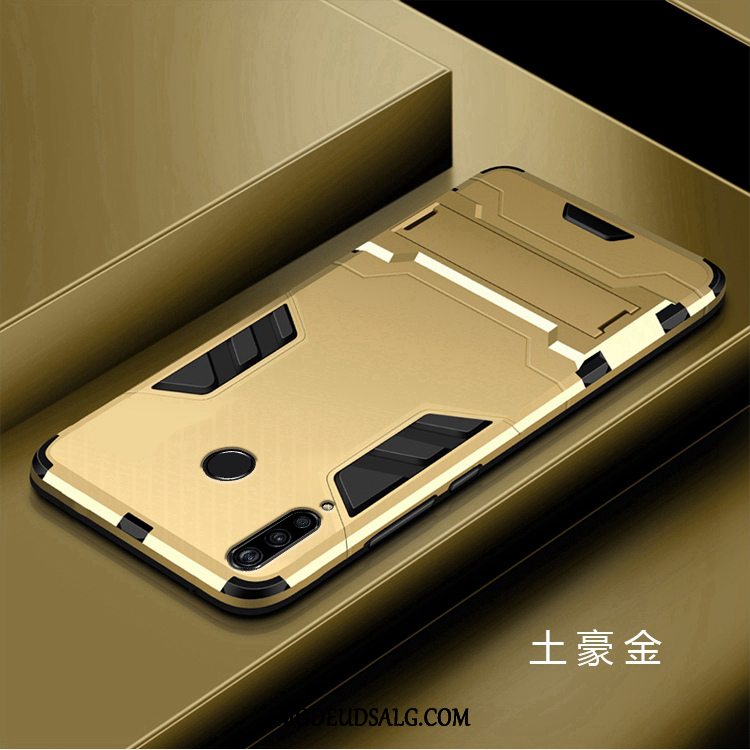 Huawei P30 Lite Etui Support Armour Anti-fald Cover Guld
