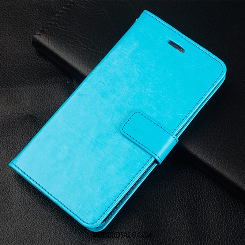 Huawei P30 Pro Etui Cover Læder Tegnebog Beskyttelse Blå