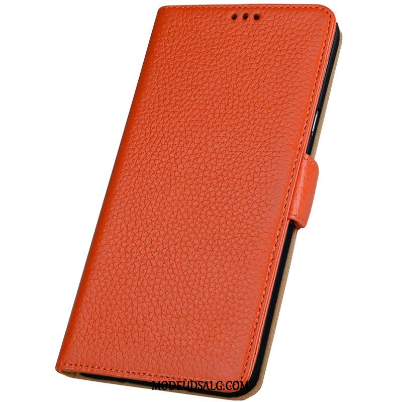 Huawei P30 Pro Etui Ægte Læder Trend Kreativ Orange Cover