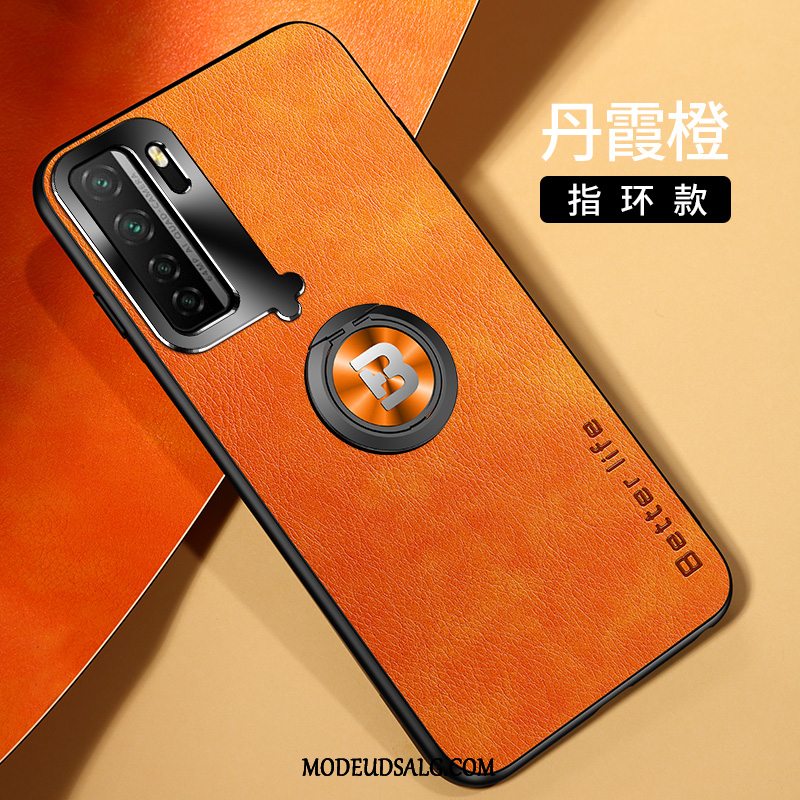 Huawei P40 Lite 5g Etui Alt Inklusive Anti-fald Skridsikre Orange High End
