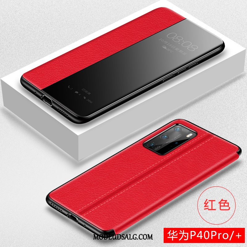 Huawei P40 Pro Etui Cover Tynd Trend Rød Silikone