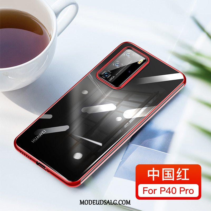 Huawei P40 Pro Etui Gennemsigtig Ny Af Personlighed Anti-fald Blød