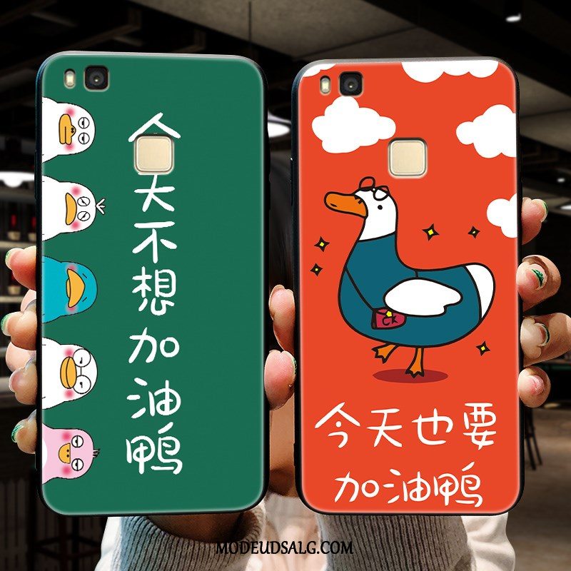 Huawei P9 Lite Etui Ungdom Cartoon Blød Grøn
