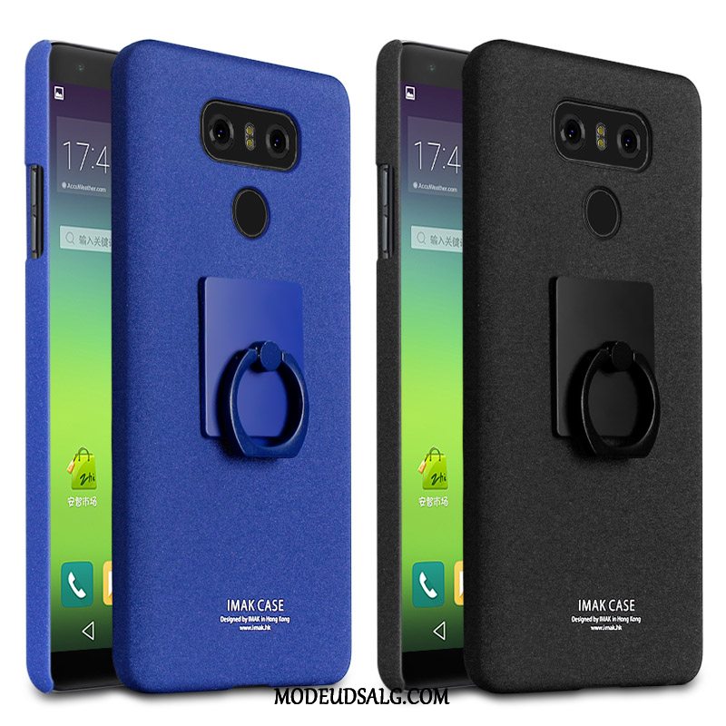 Lg G6 Etui Farve Nubuck Ring Anti-fald Beskyttelse