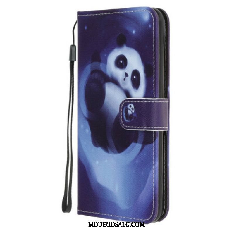 Læder Cover iPhone 13 Pro Panda Space