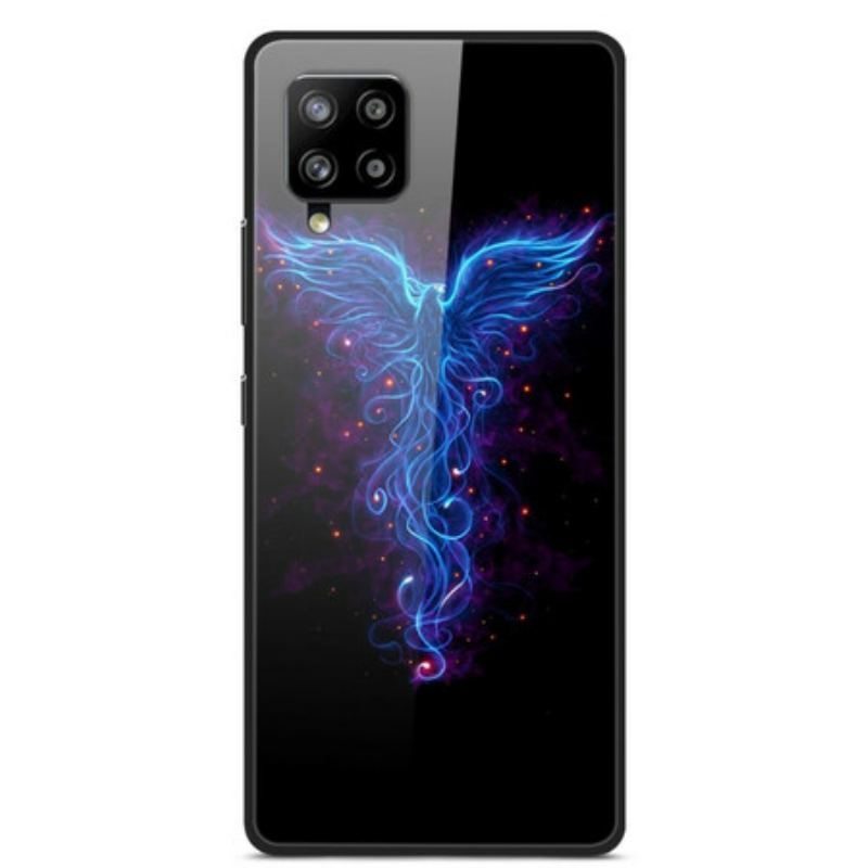 Mobilcover Samsung Galaxy A42 5G Phoenix Hærdet Glas