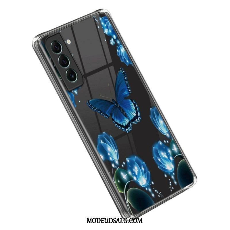 Mobilcover Samsung Galaxy S23 Ultra 5G Flugt Af Sommerfugle