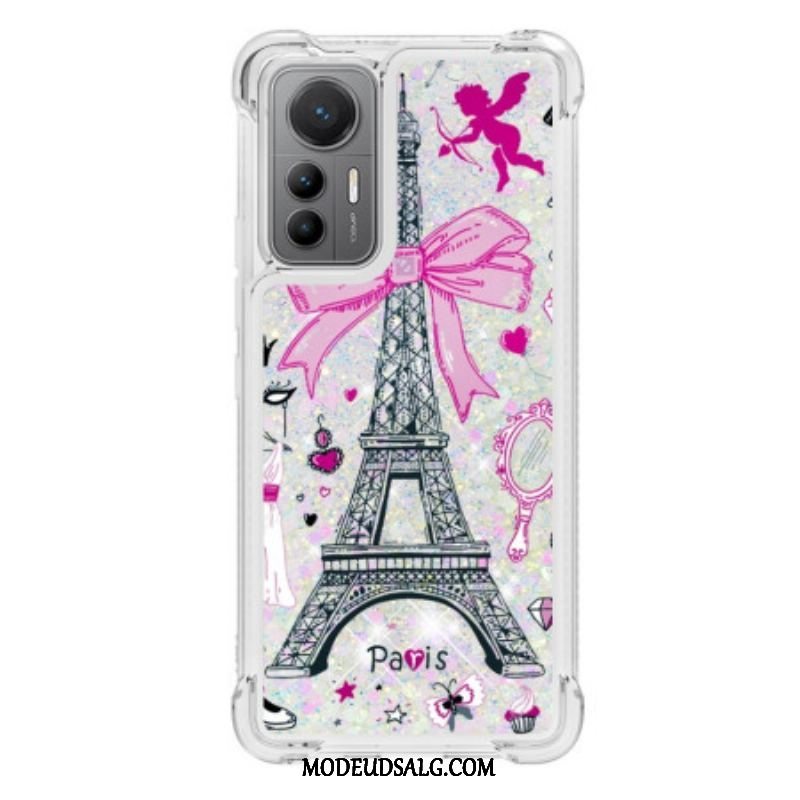 Mobilcover Xiaomi 12 Lite Eiffeltårnets Pailletter