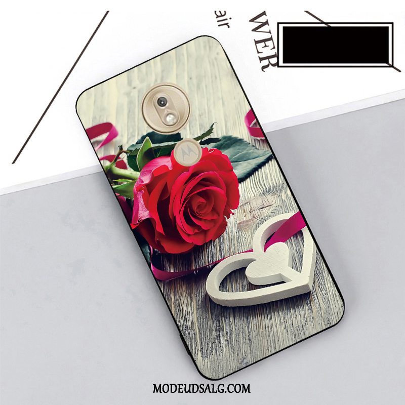Moto G7 Play Etui / Cover Kærlighed Beskyttelse Rose Hængende Ornamenter