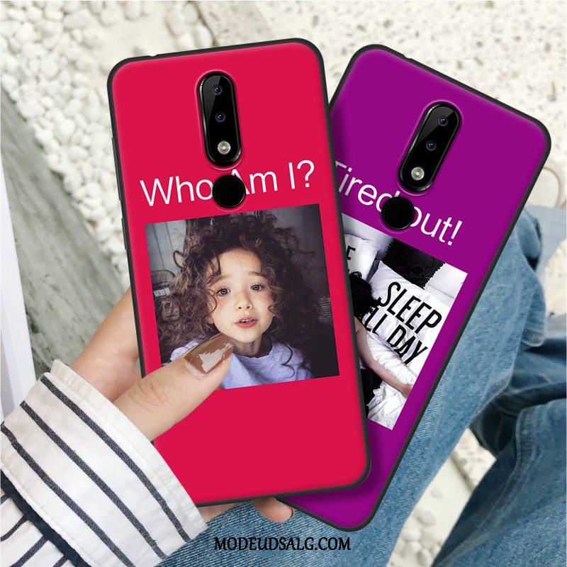 Nokia 3.1 Plus Etui / Cover Rød Beskyttelse Anti-fald Trendy