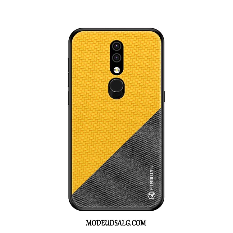 Nokia 4.2 Etui / Cover Alt Inklusive Silikone Nubuck Gul Anti-fald