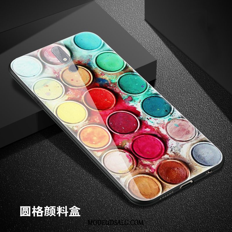 Nokia 7.1 Etui Glas Elskeren Kreativ Farve