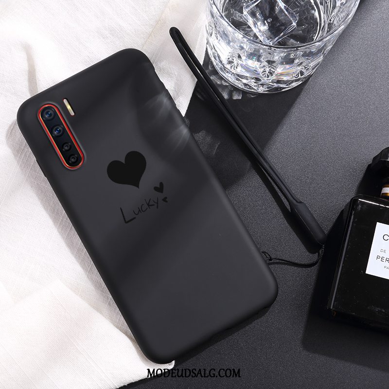 Oppo A91 Etui Kærlighed Simple Cover Net Red Silikone