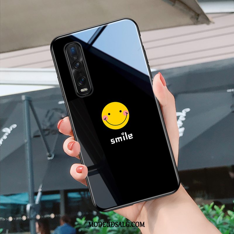 Oppo Find X2 Pro Etui Kreativ Cover Anti-fald Blød Smiley