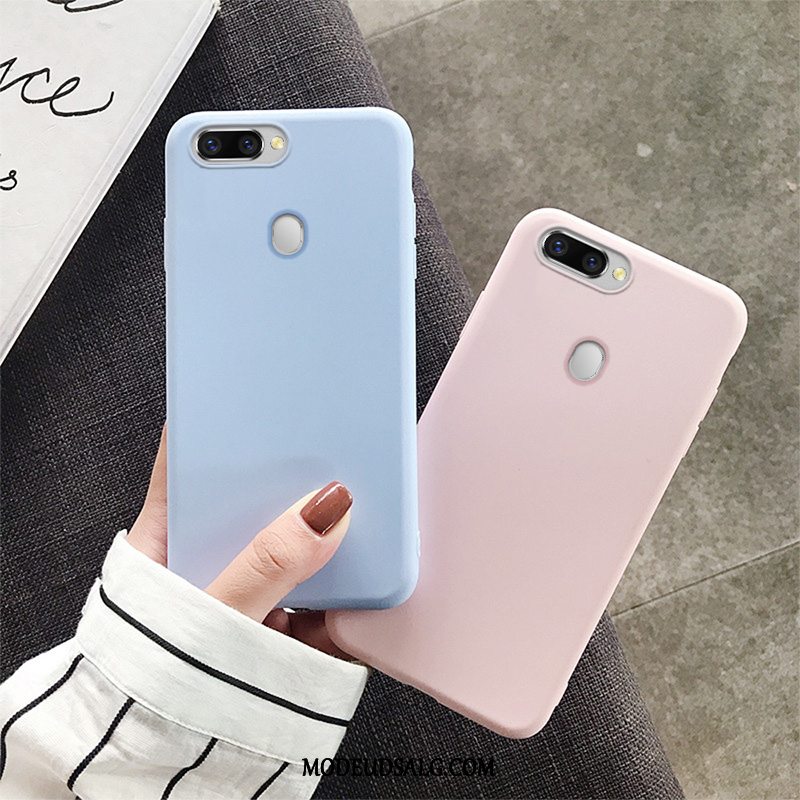 Oppo R15 Etui Af Personlighed Silikone Let Tynd Solid Farve Elskeren