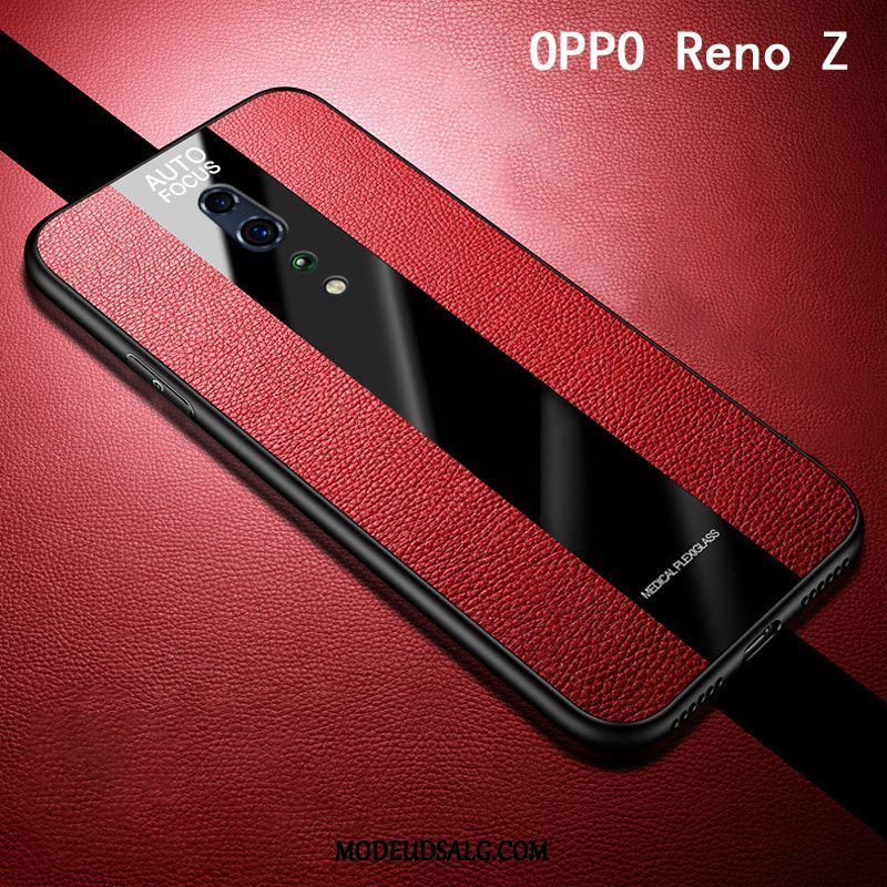 Oppo Reno Z Etui / Cover Hærdning Alt Inklusive Membrane Net Red Anti-fald