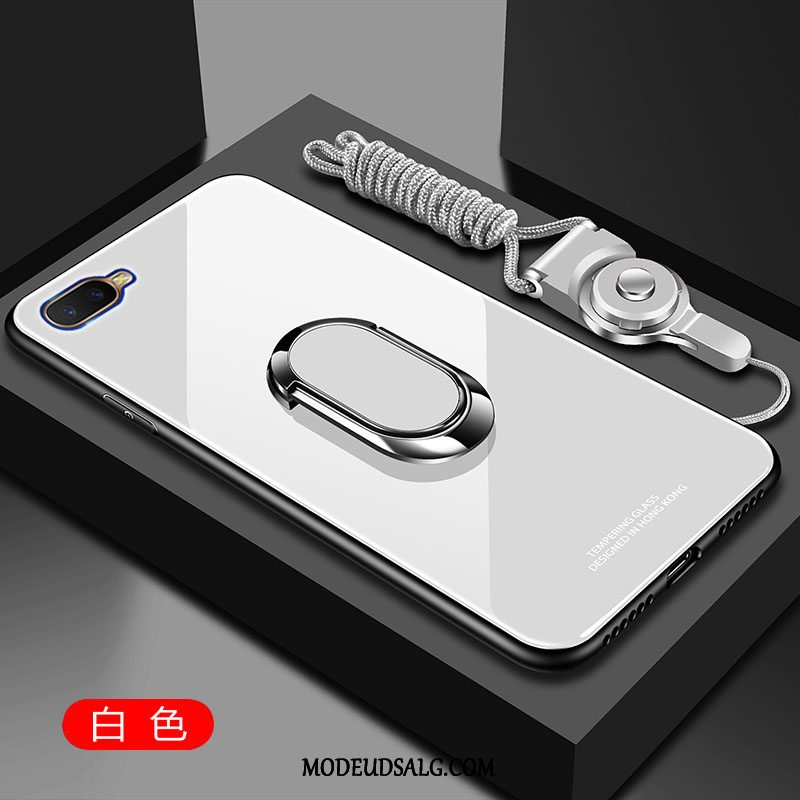Oppo Rx17 Neo Etui / Cover Ring Bil Alt Inklusive Trend Hvid