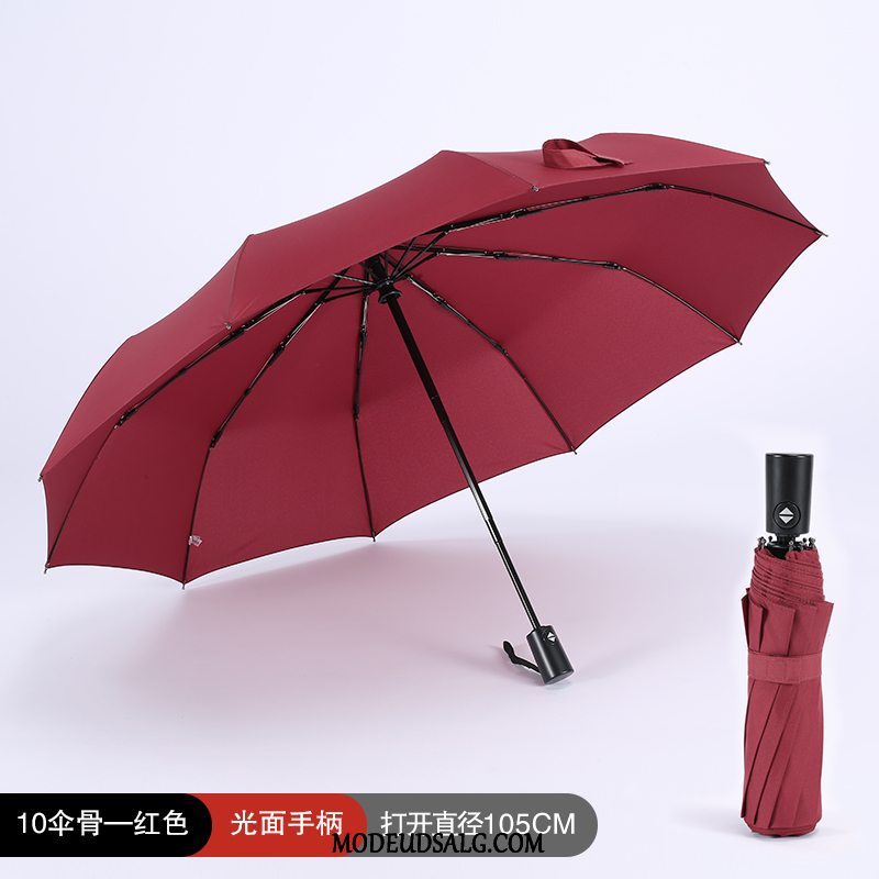 Paraply Dame Fold Kvinder Multifunktions Stor Automatisk