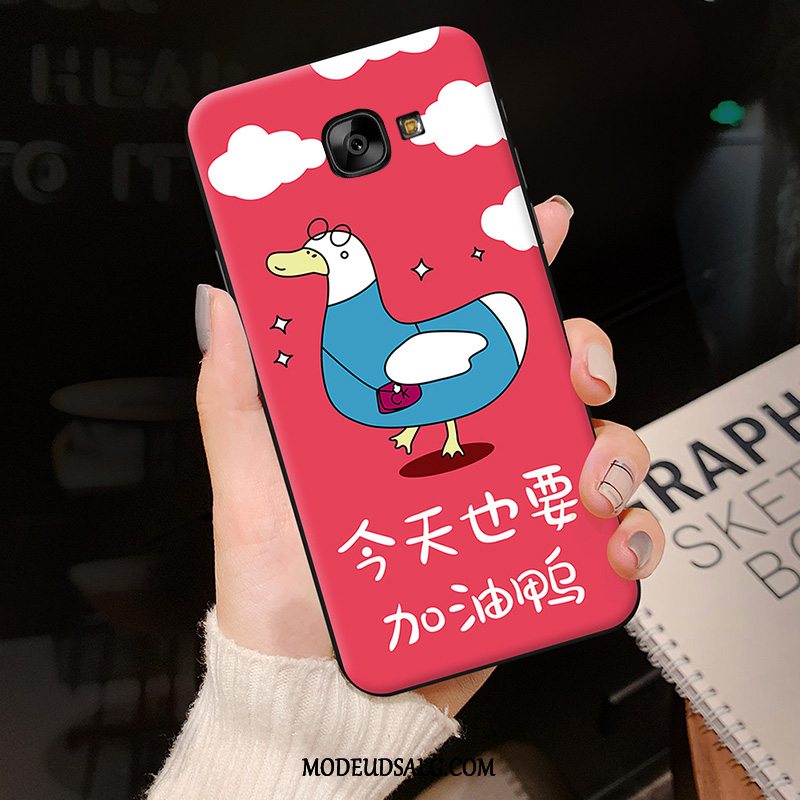 Samsung Galaxy A5 2017 Etui Af Personlighed Kreativ Trendy Silikone Rød